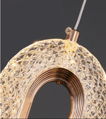 Ogilvy Champagne Gold Staircase Chandelier - Reflect Lighting