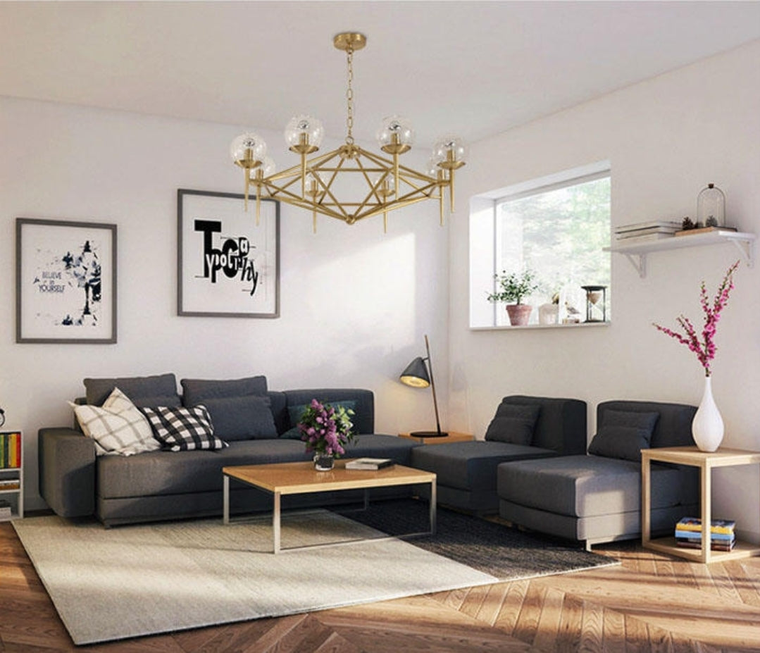 Skylar Sputnik Chandelier - Reflect Lighting