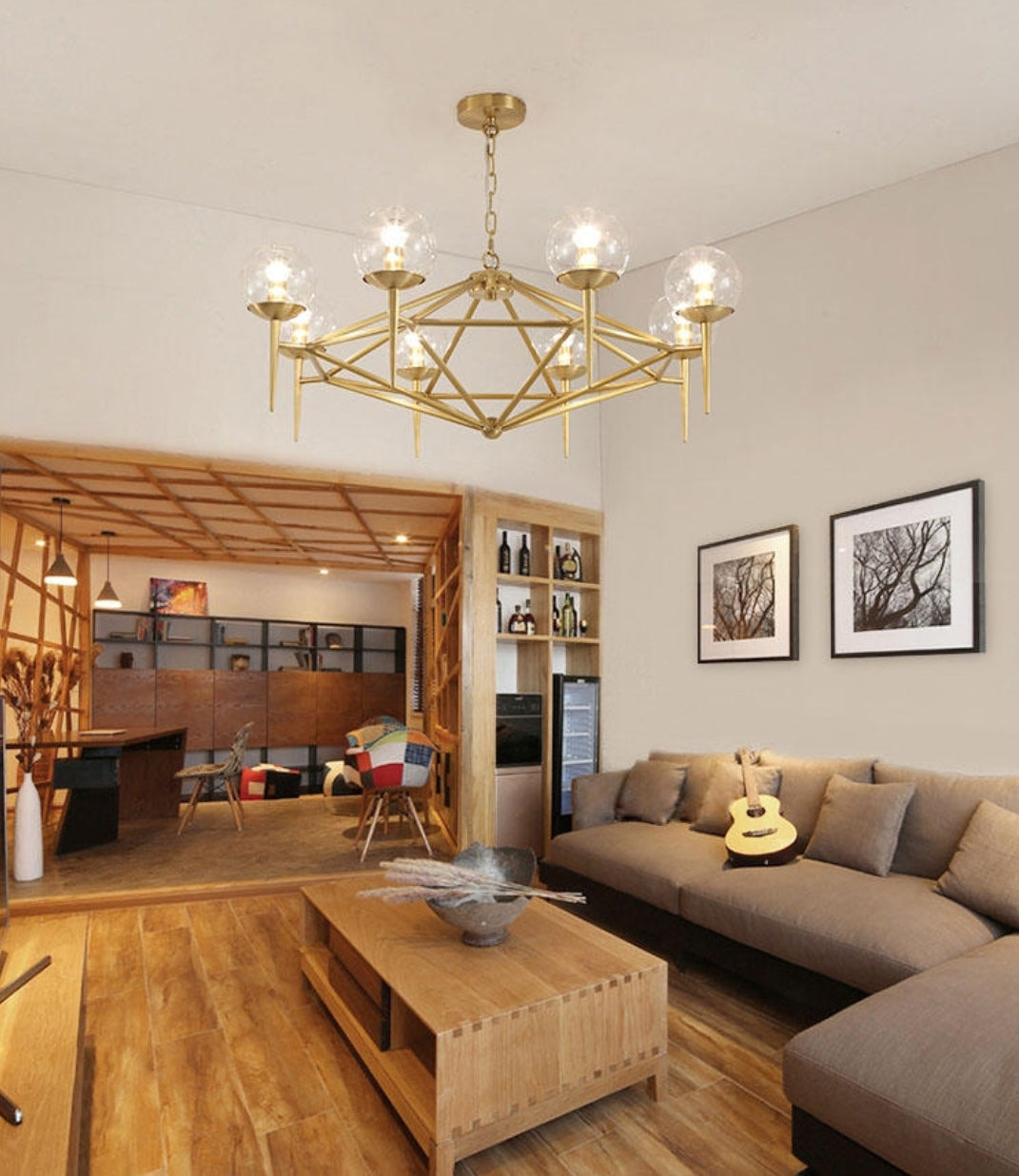 Skylar Sputnik Chandelier - Reflect Lighting
