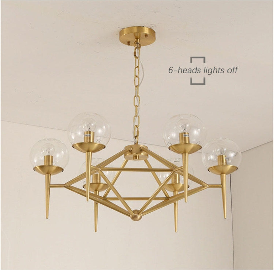 Skylar Sputnik Chandelier - Reflect Lighting