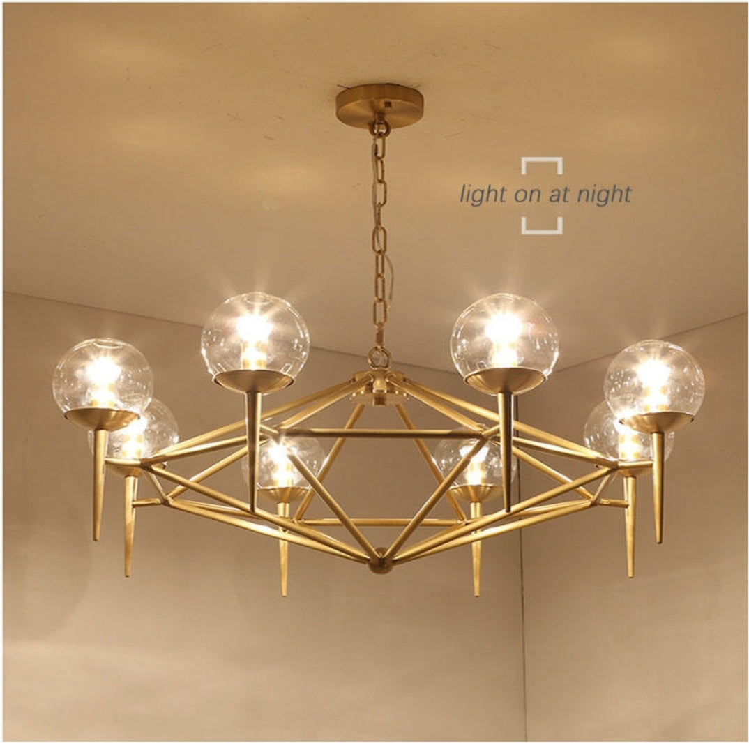 Skylar Sputnik Chandelier - Reflect Lighting