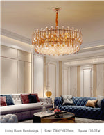 Maurice Amber/Smokey Grey Crystal Chandelier-Round/Rectangle - Reflect Lighting