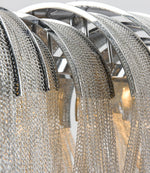 Flap Rope Tassel Chrome/Gold Chandelier - Reflect Lighting