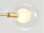 Bubble Glass Bamboo Chandelier-Gold/Black - Reflect Lighting