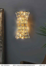 Cascante Furey Wall Lamp- Gold/Chrome