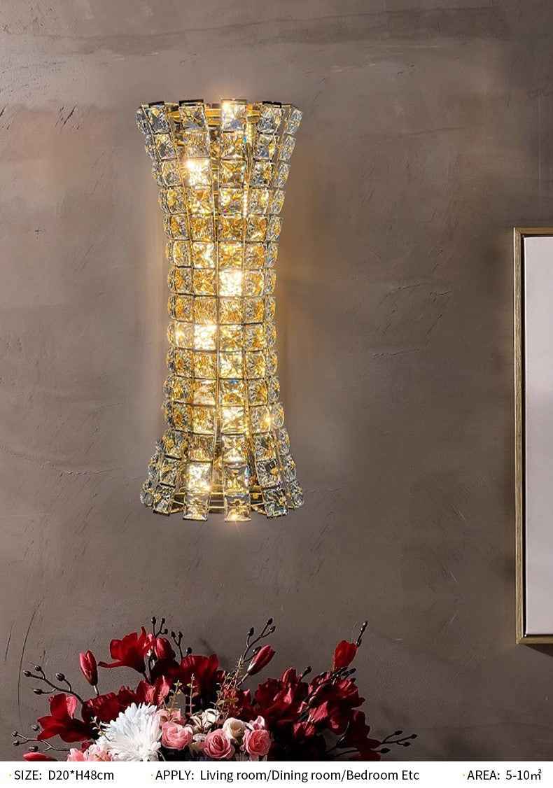 Cascante Furey Wall Lamp- Gold/Chrome