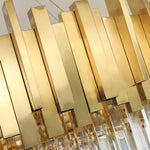 Full Set Gold Crystal Chandelier Light - Reflect Lighting