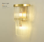 Classic Gold Crystal Wall Lamp - Reflect Lighting