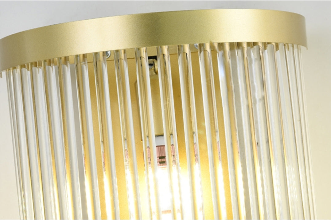 Classic Gold Crystal Wall Lamp - Reflect Lighting