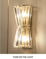 Kacey Rainer Gold Crystal Wall Lamp - Reflect Lighting