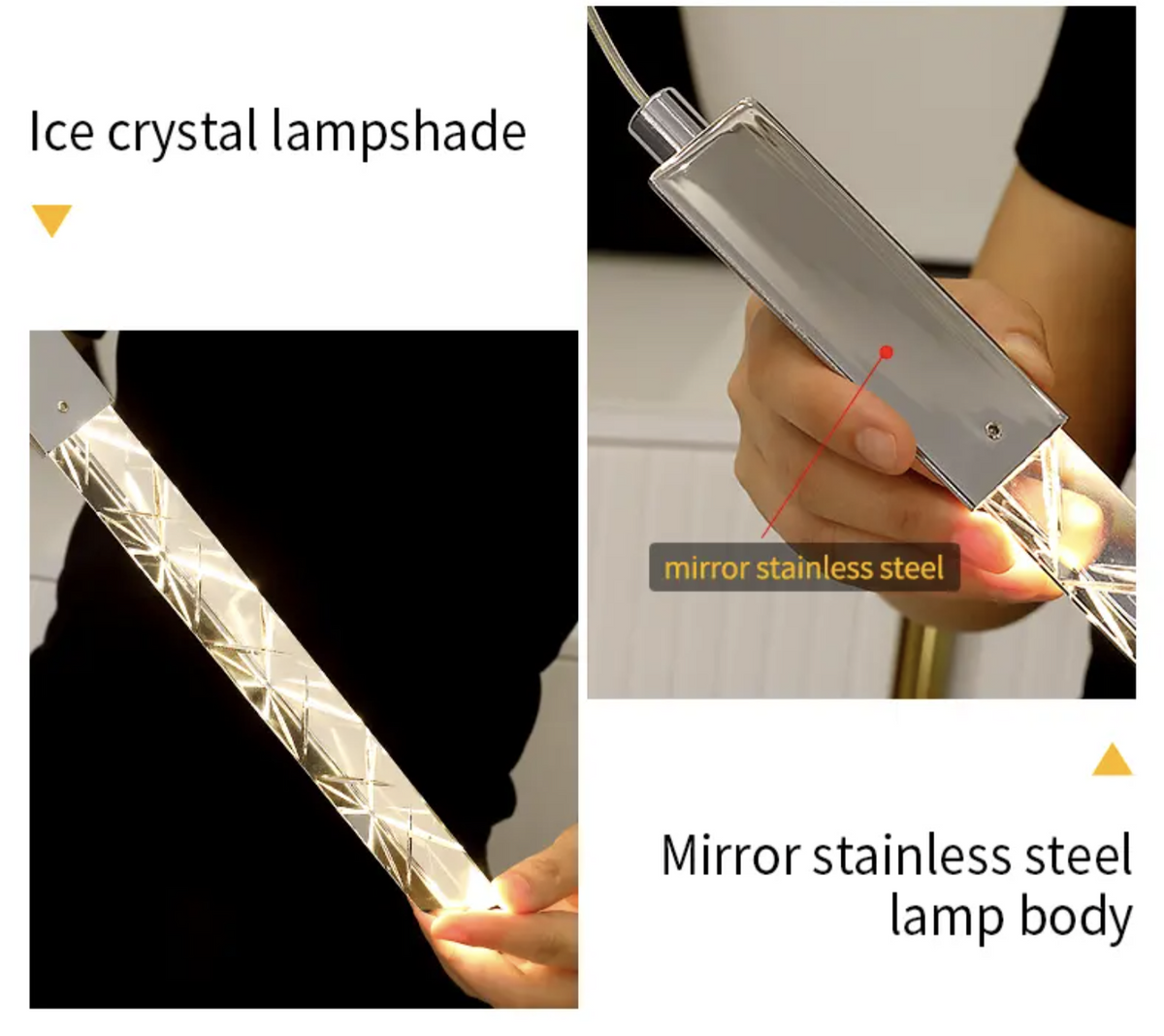 Hiatt Abeer Chrome Staircase Chandelier - Reflect Lighting