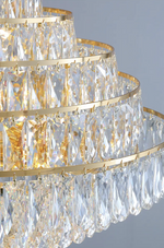 Courson Basilia Gold Large Crystal Chandelier - Reflect Lighting