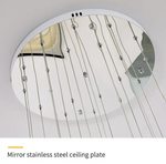 Hiatt Abeer Chrome Staircase Chandelier - Reflect Lighting