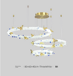 Oppenheim Gold Butterfly Ring Chandelier - Reflect Lighting