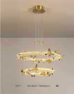 Oppenheim Gold Butterfly Ring Chandelier - Reflect Lighting