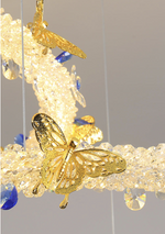 Oppenheim Gold Butterfly Ring Chandelier - Reflect Lighting