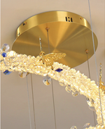Oppenheim Gold Butterfly Ring Chandelier - Reflect Lighting