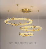 Oppenheim Gold Butterfly Ring Chandelier - Reflect Lighting