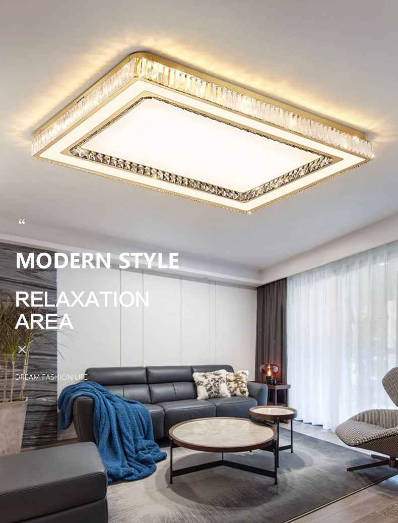 Andaluz Cascante Gold Ceiling Light - Remote Controlled
