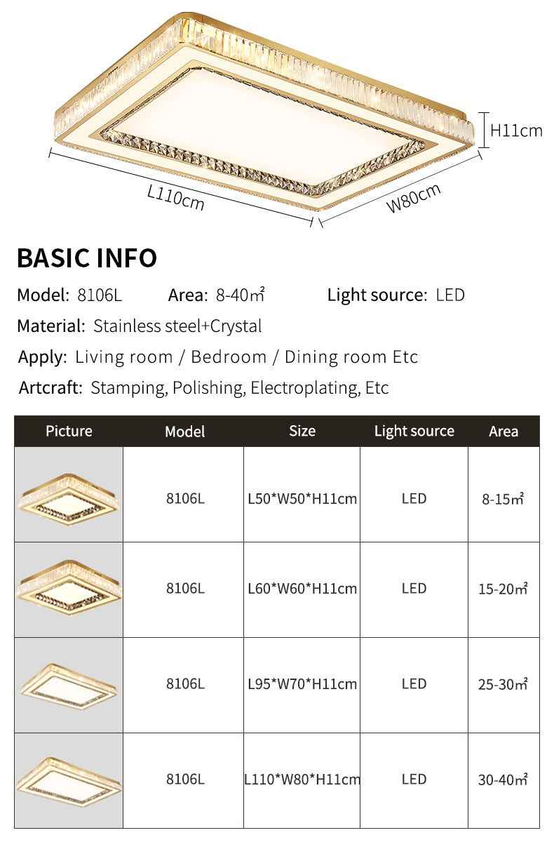 Andaluz Cascante Gold Ceiling Light - Remote Controlled