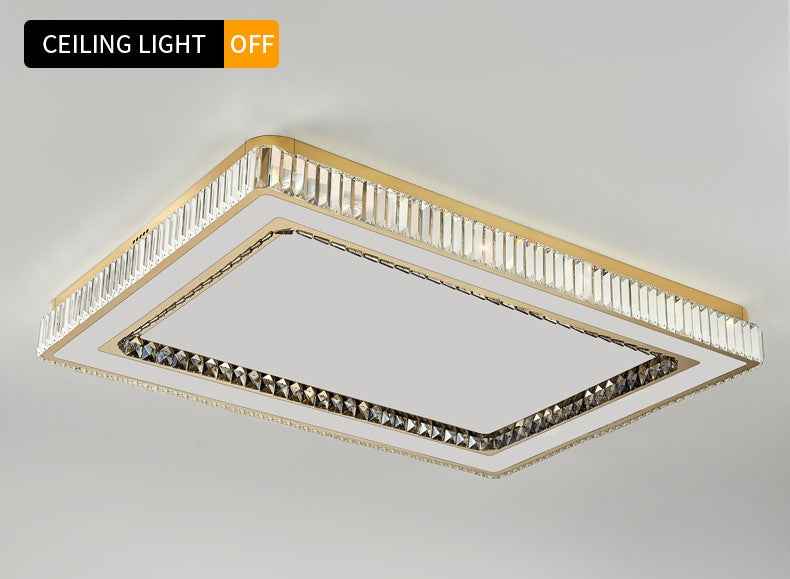Andaluz Cascante Gold Ceiling Light - Remote Controlled