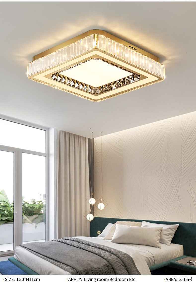 Andaluz Cascante Gold Ceiling Light - Remote Controlled