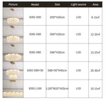 Bearse Waynesburg Crystal Gold chandelier-Round/Rectangular