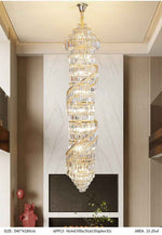Andaluz Alethea Austwell Gold Large Chandelier- Amber/Smoky Gray/Transparent