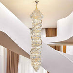 Andaluz Alethea Austwell Gold Large Chandelier- Amber/Smoky Gray/Transparent