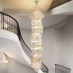 Andaluz Alethea Austwell Gold Large Chandelier- Amber/Smoky Gray/Transparent