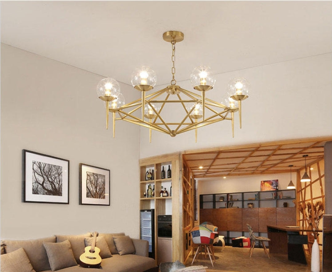 Skylar Sputnik Chandelier - Reflect Lighting