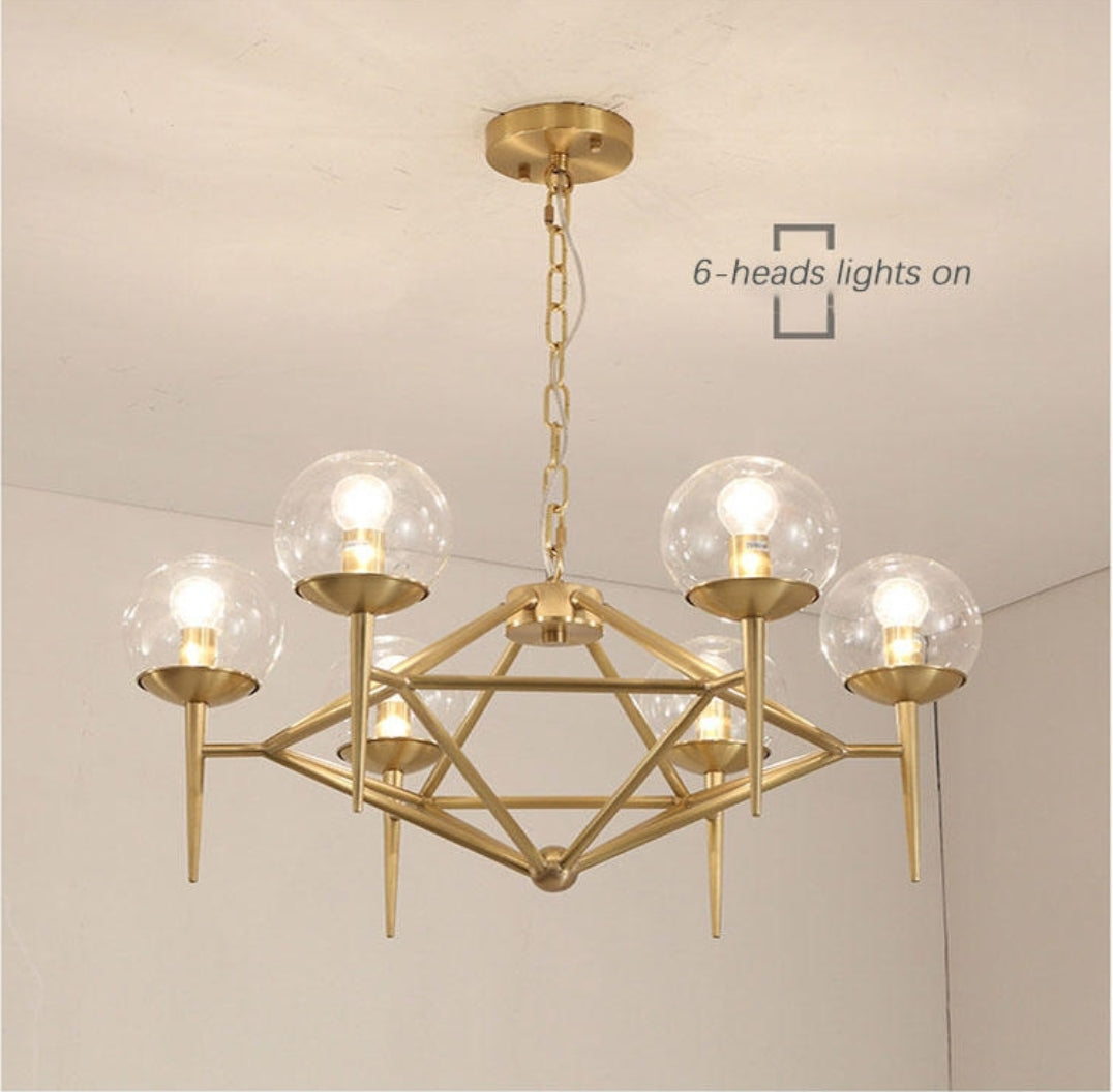 Skylar Sputnik Chandelier - Reflect Lighting