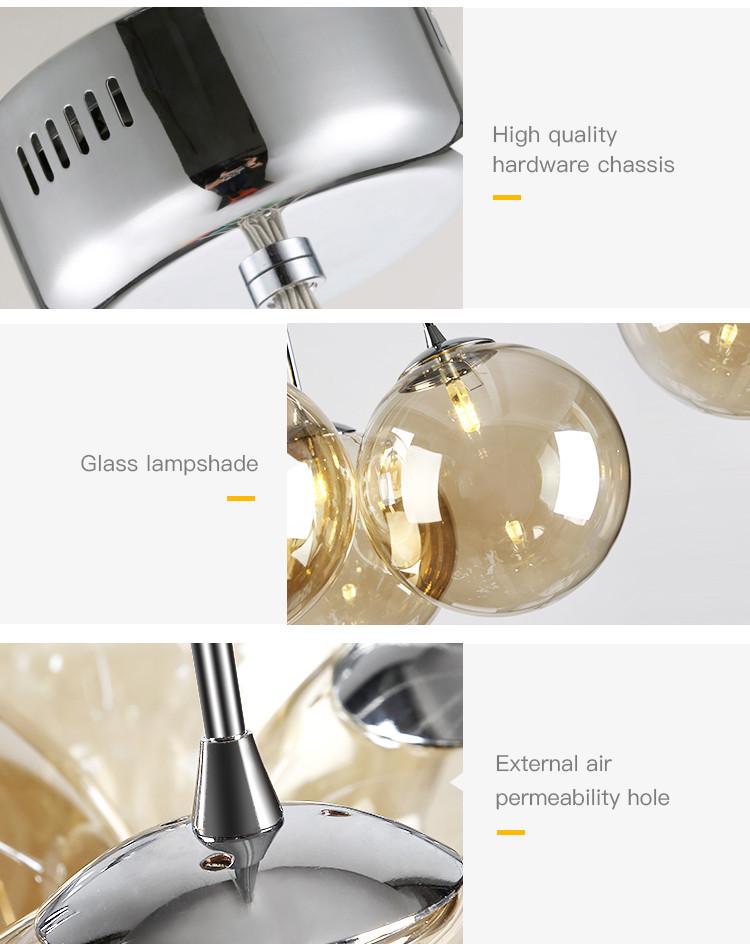 Bubble Ball Chandelier-Gold/Smokey Grey - Reflect Lighting