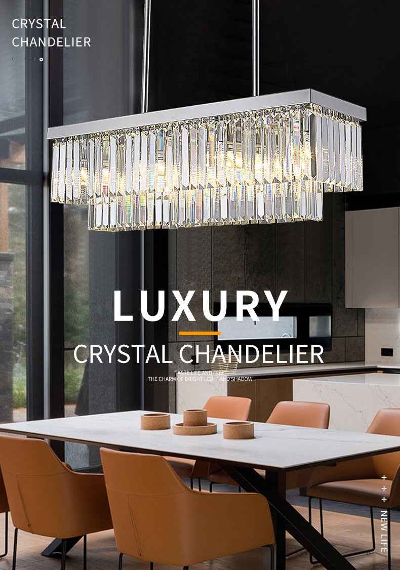 Emjay Andover Chrome Crystal Chandelier