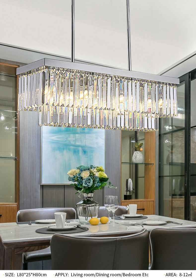 Emjay Andover Chrome Crystal Chandelier