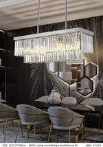 Emjay Andover Chrome Crystal Chandelier