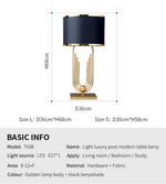 Colston Bella Vista Table Lamp - 2 Colours - Reflect Lighting