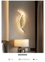 Feather Wing Gold LED Wall Lamp - Reflect Lighting