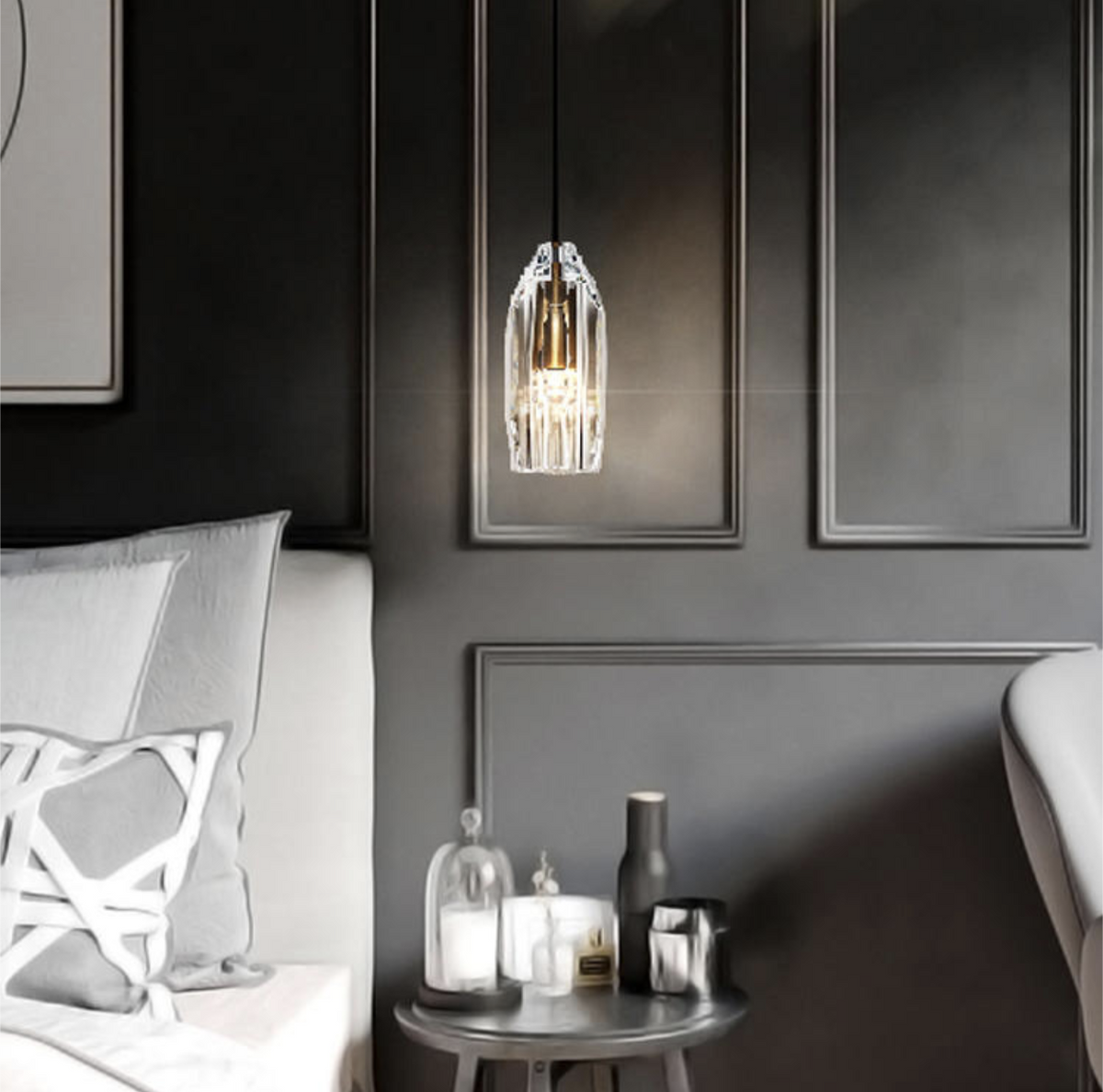 Leeming Crystal Pendant Light - Reflect Lighting