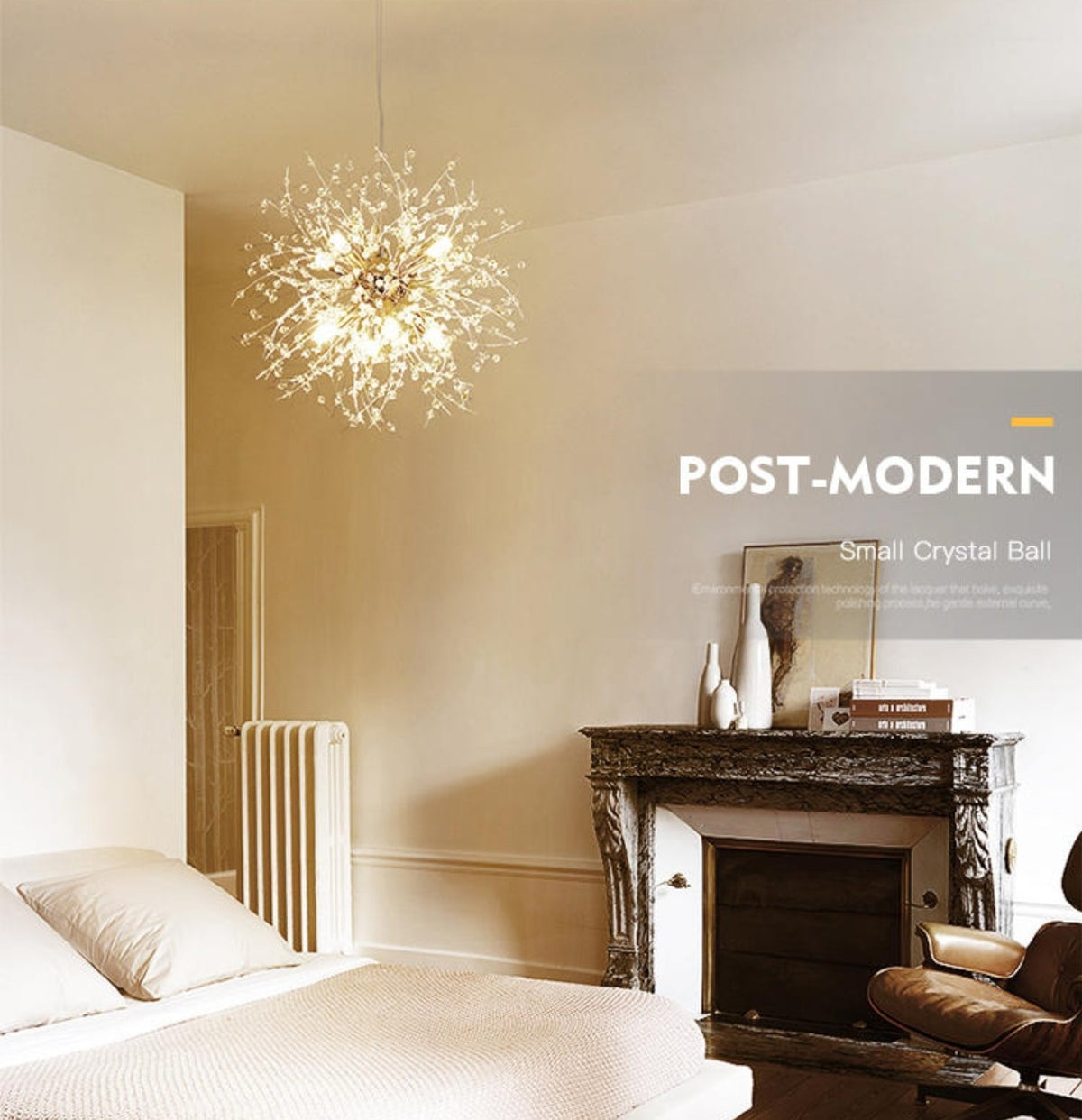 Snowflake Round/Rectangle Dandelion Branch Chandelier- Gold/Chrome/ Rose Gold - Reflect Lighting