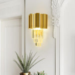 Luxury Wall Light Gold Crystal - Reflect Lighting