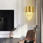 Luxury Wall Light Gold Crystal - Reflect Lighting
