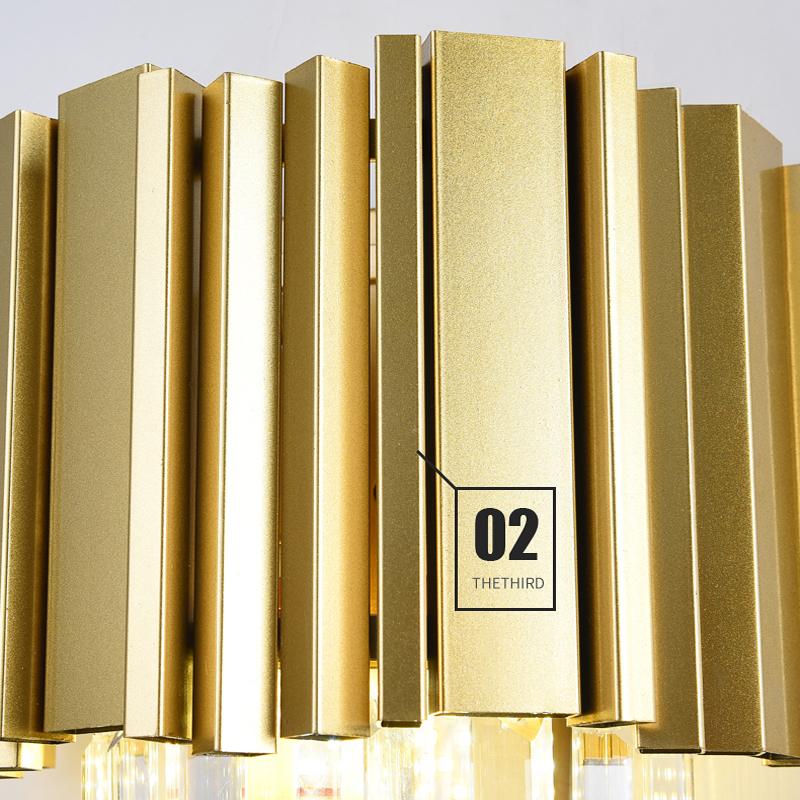 Luxury Wall Light Gold Crystal - Reflect Lighting