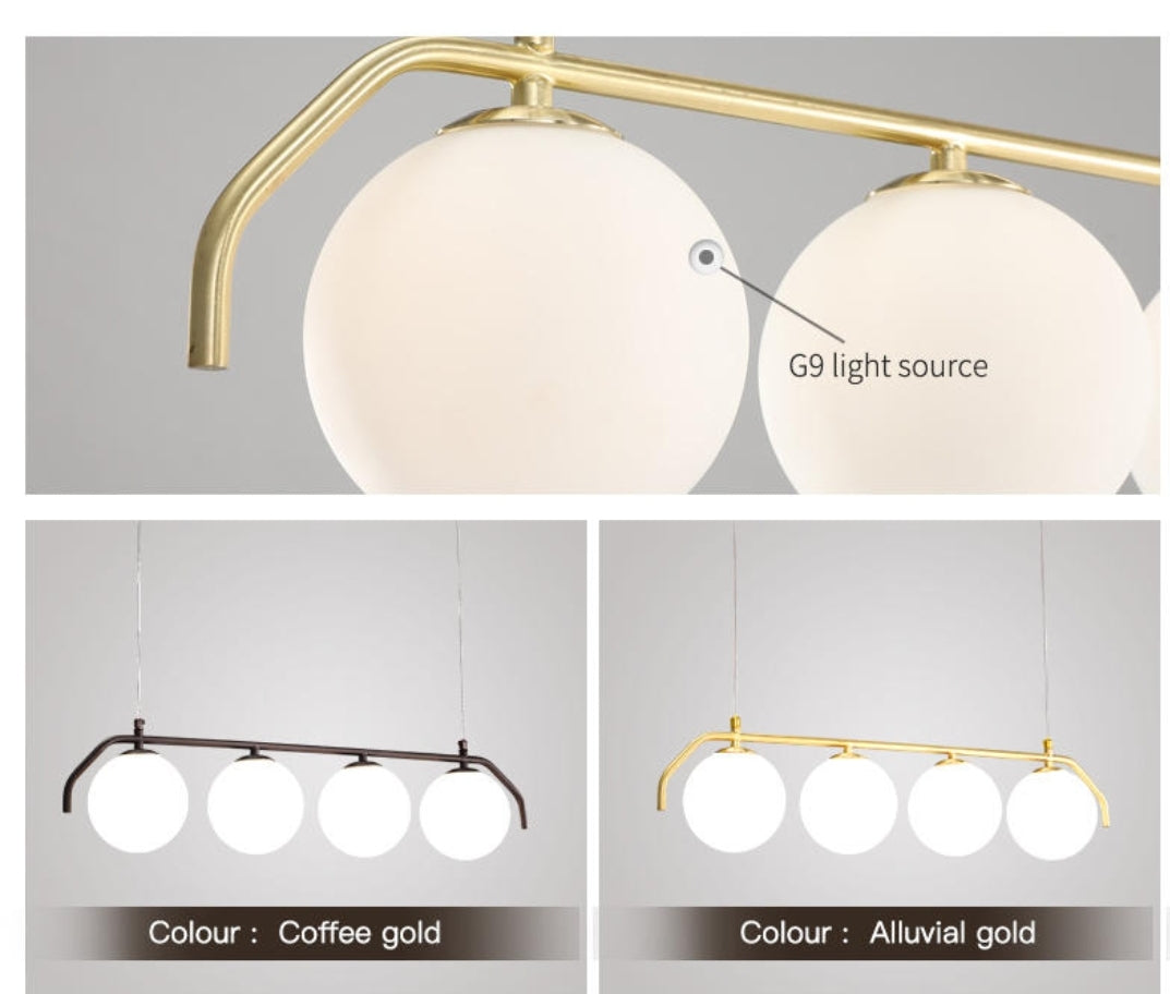 Placer Gold/ Coffee Black Powhattan Chandelier - Reflect Lighting