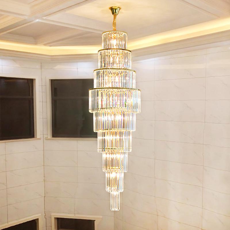 Large Tower Classic Crystal Chandelier - Reflect Lighting