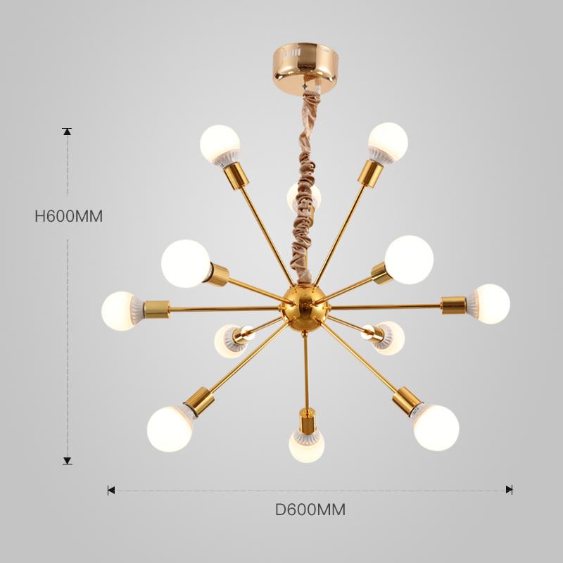 Contracted Satellite Chandelier - Reflect Lighting