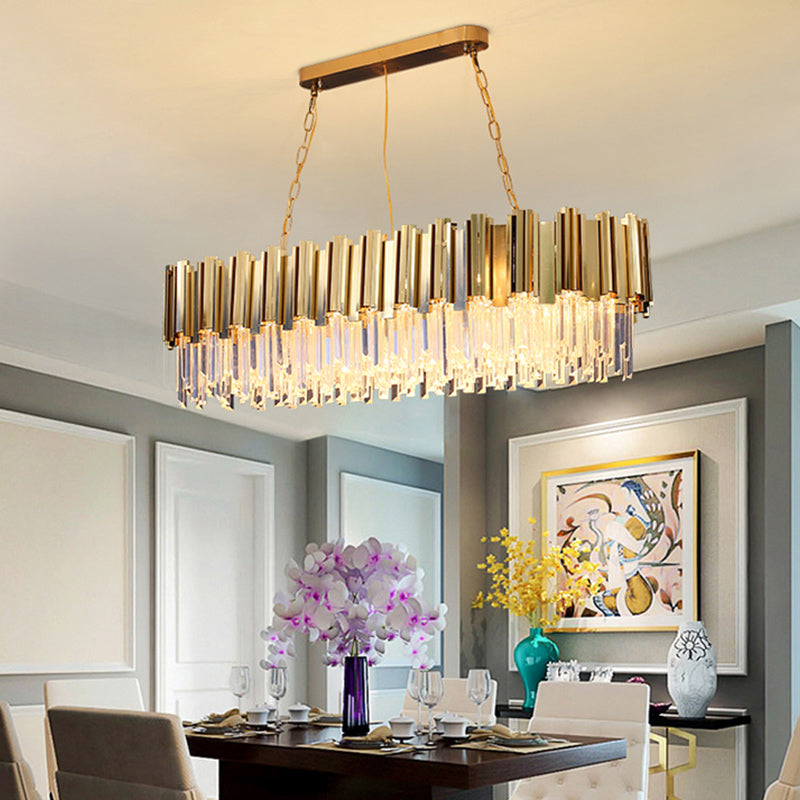 Full Set Gold Crystal Chandelier Light - Reflect Lighting