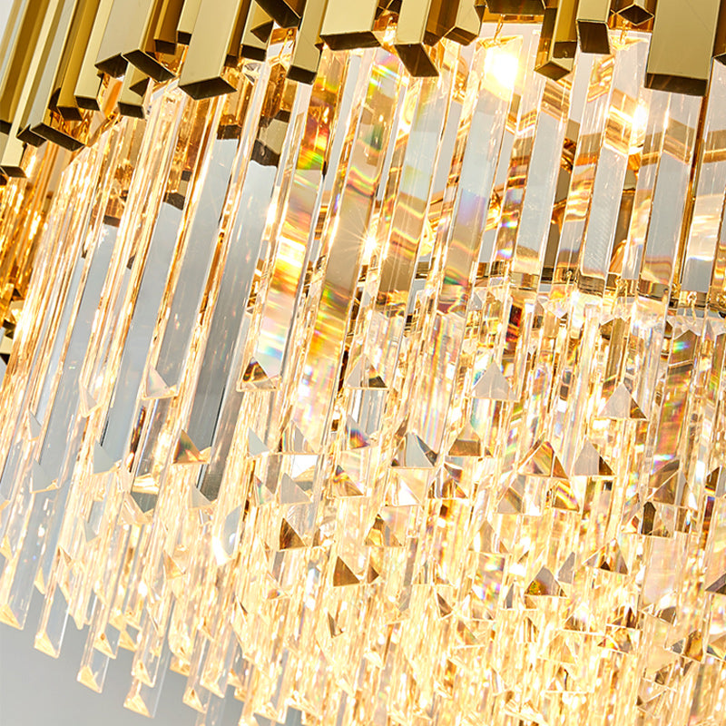 Full Set Gold Crystal Chandelier Light - Reflect Lighting