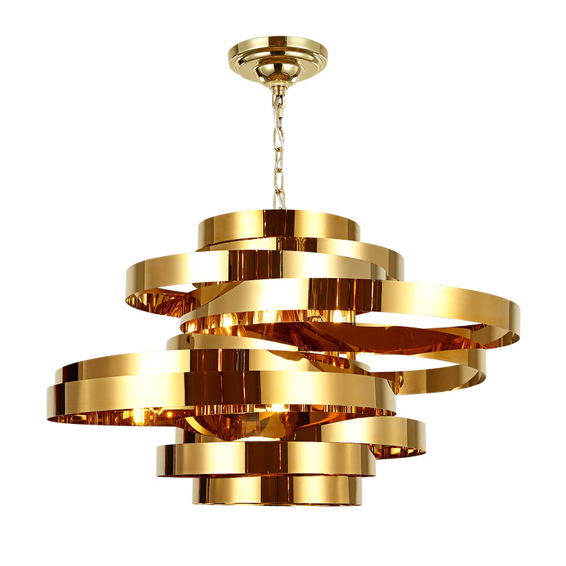 Golden Iron Swirls Light - Reflect Lighting