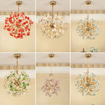 Lotus Flower Crystal Chandelier-6 Colours - Reflect Lighting